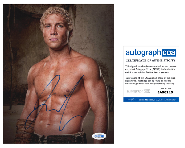 Jai Courtney Spartacus Signed Autograph 8x10 Photo ACOA