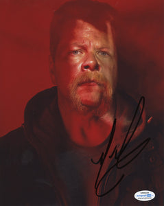 Michael Cudlitz Walking Dead Signed Autograph 8x10 Photo ACOA