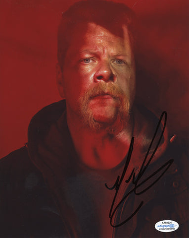 Michael Cudlitz Walking Dead Signed Autograph 8x10 Photo ACOA