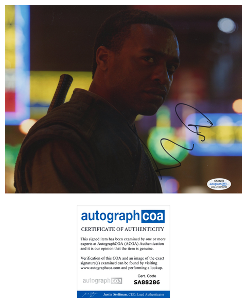 Chiwetel Ejiofor Doctor Strange Signed Autograph 8x10 Photo ACOA