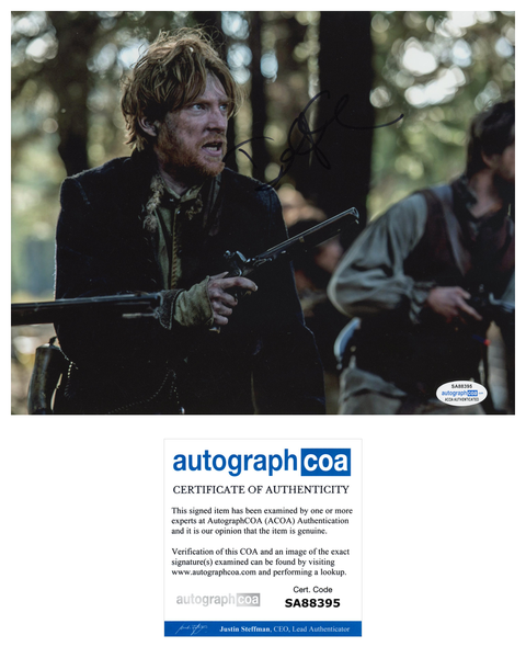 Domhnall Gleeson Revenant Signed Autograph 8x10 Photo ACOA