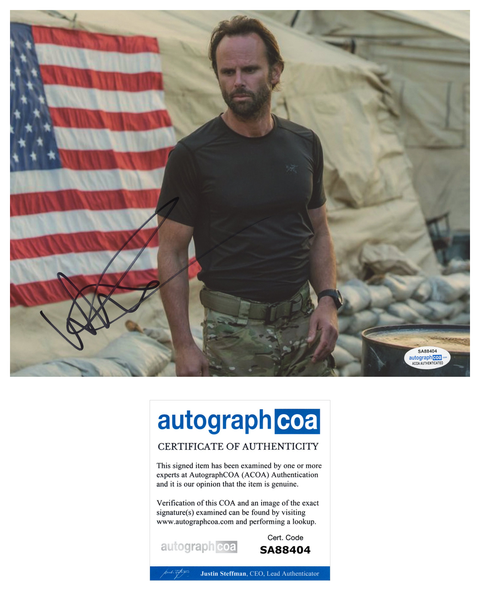 Walton Goggins SEAL Team Signed Autograph 8x10 Photo ACOA