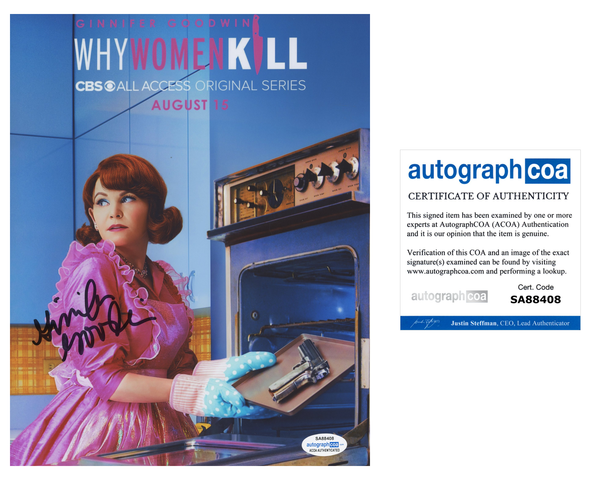 Ginnifer Goodwin Why Women Kill Signed Autograph 8x10 Photo ACOA