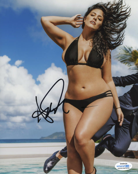 Ashley Graham Sexy Supermodel Sports Illustrated Signed Autograph 8x10 photo ACOA