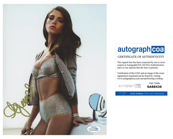 Ashley Greene Sexy Signed Autograph 8x10 Photo ACOA