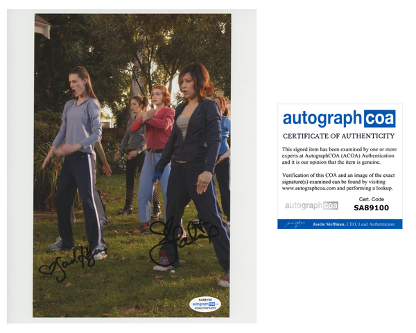 Lalaine Vergara-Paras & Sarah Hagan Buffy Vampire Slayer Signed Autograph 8x10 Photo ACOA