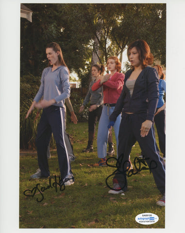 Lalaine Vergara-Paras & Sarah Hagan Buffy Vampire Slayer Signed Autograph 8x10 Photo ACOA