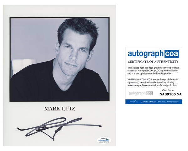 Mark Lutz Buffy Vampire Slayer Signed Autograph 8x10 Photo ACOA