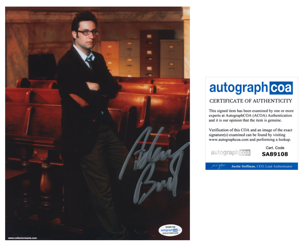 Adam Busch Buffy the Vampire Slayer Signed Autograph 8x10 Photo ACOA