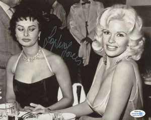 Sophia Loren Sexy Signed Autograph 8x10 Photo ACOA