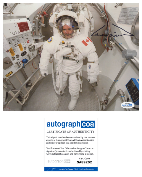 Chris Hadfield Astronaut NASA Signed Autograph 8x10 Photo ACOA