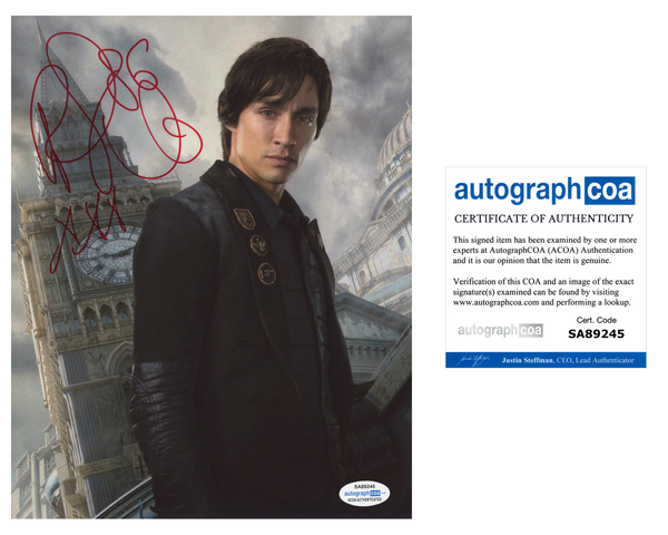 Robert Sheehan Mortal Engines Signed Autograph 8x10 Photo ACOA