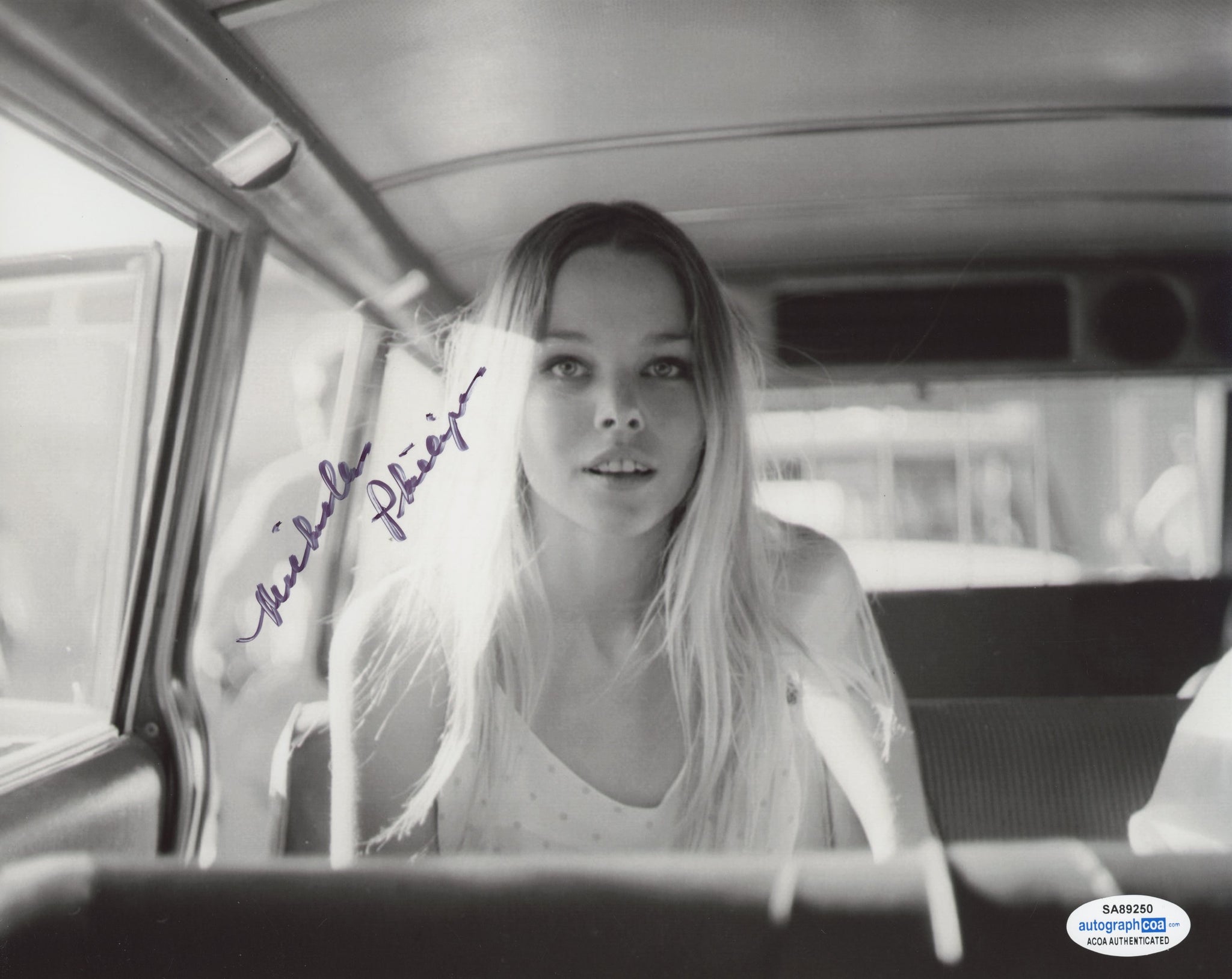Michelle Phillips Racing Michelle Phillips Mamas and Papas Signed Autograph 8x10 Photo ACOA ...