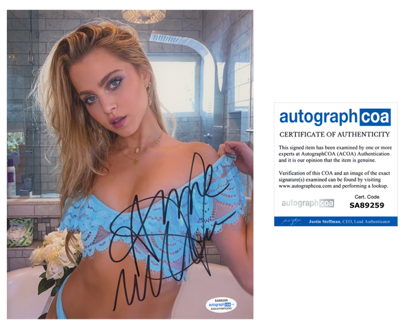 Anne Winters Sexy Signed Autograph 8x10 Photo ACOA