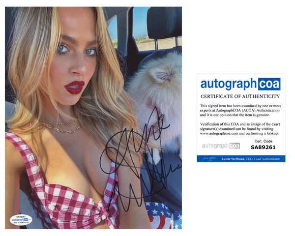 Anne Winters Sexy Signed Autograph 8x10 Photo ACOA