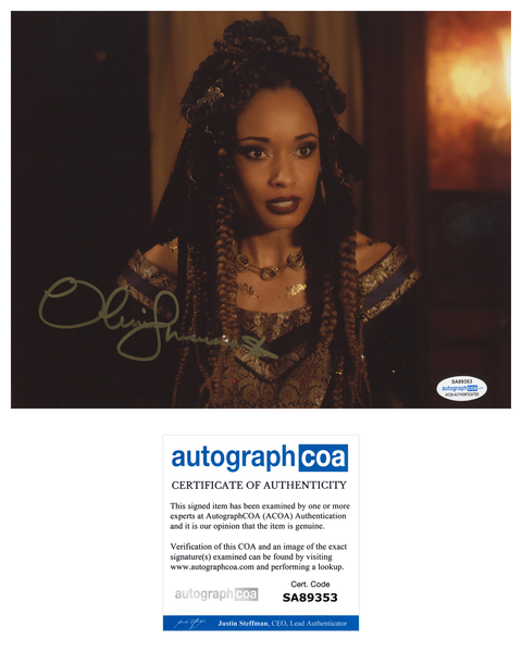 Olivia Swann Legends of Tomorrow Signed Autograph 8x10 Photo ACOA