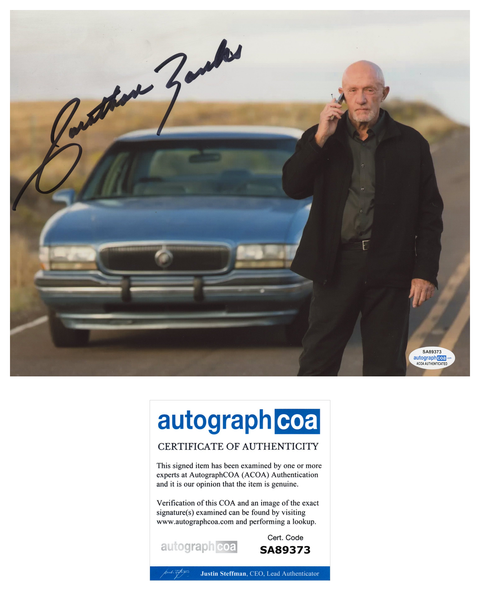 Jonathan Banks Better Call Saul Signed Autograph 8x10 Photo ACOA