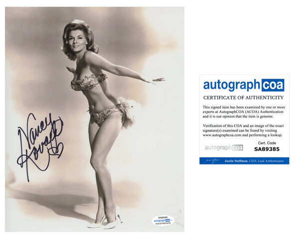 Nancy Kovack Star Trek Signed Autograph 8x10 Photo ACOA