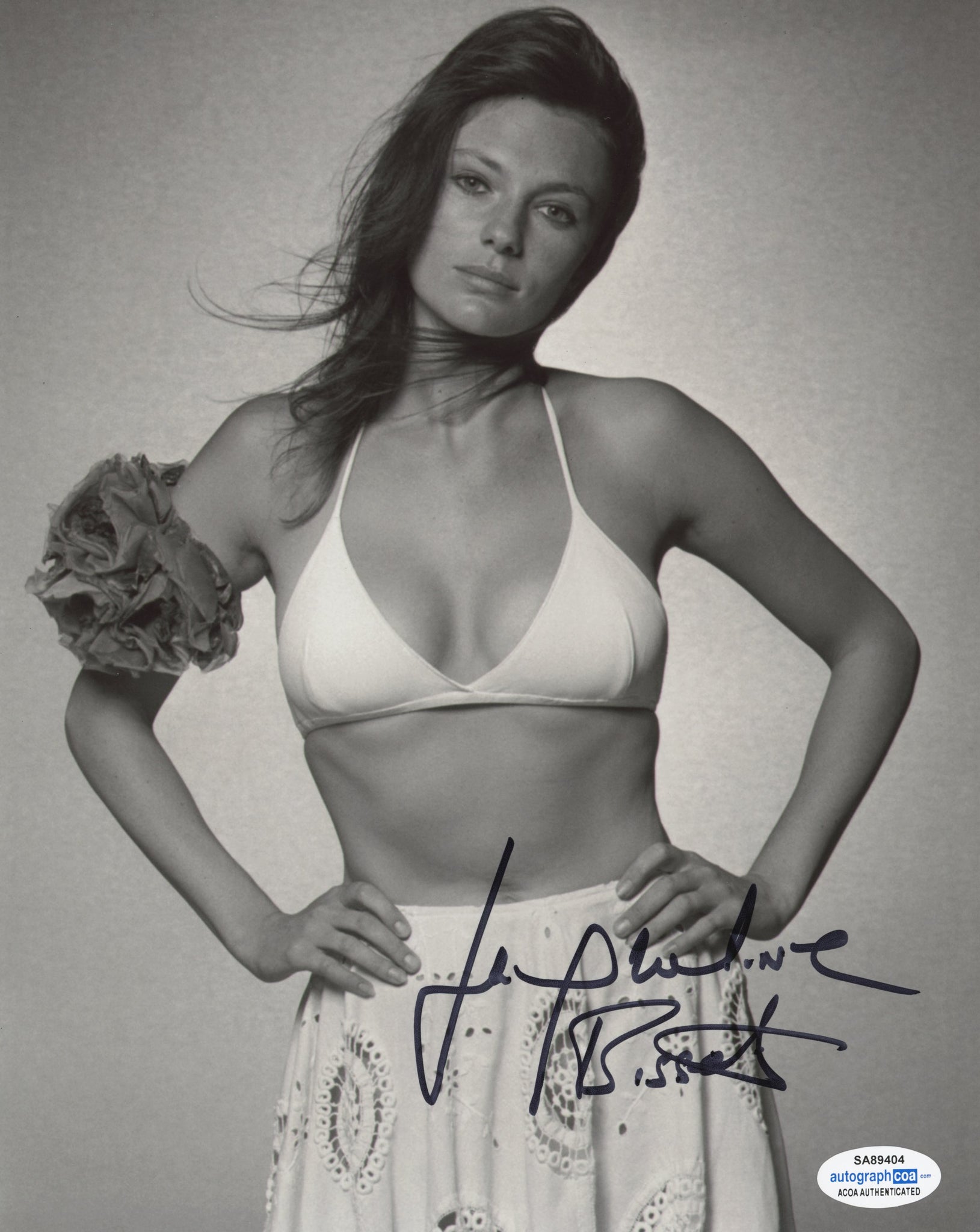 Jacqueline Bisset Sexy Bullitt Signed Autograph 8x10 Photo ACOA