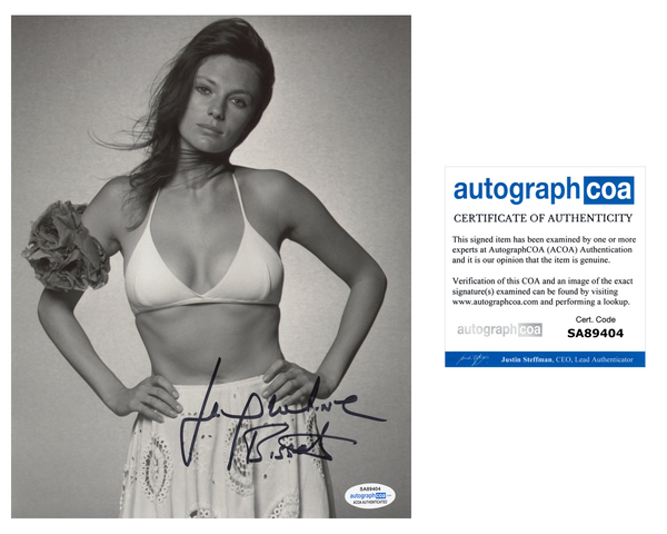 Jacqueline Bisset Sexy Bullitt Signed Autograph 8x10 Photo ACOA