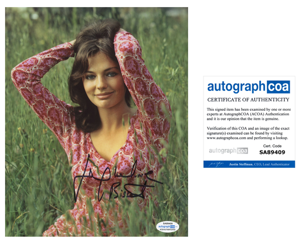 Jacqueline Bisset Sexy Bullitt Signed Autograph 8x10 Photo ACOA