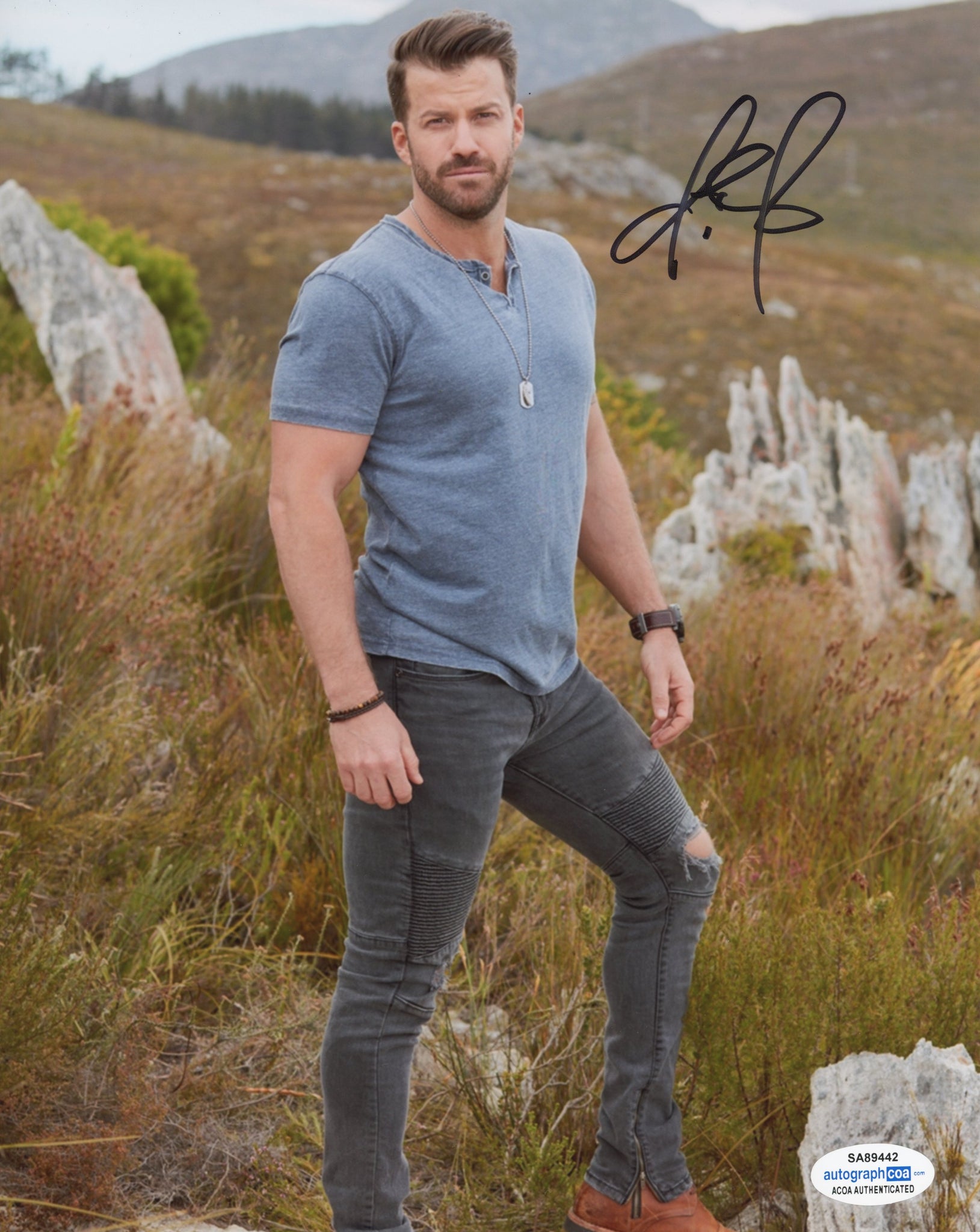 Johnny Bananas MTV The Challenge Signed Autograph 8x10 Photo ACOA