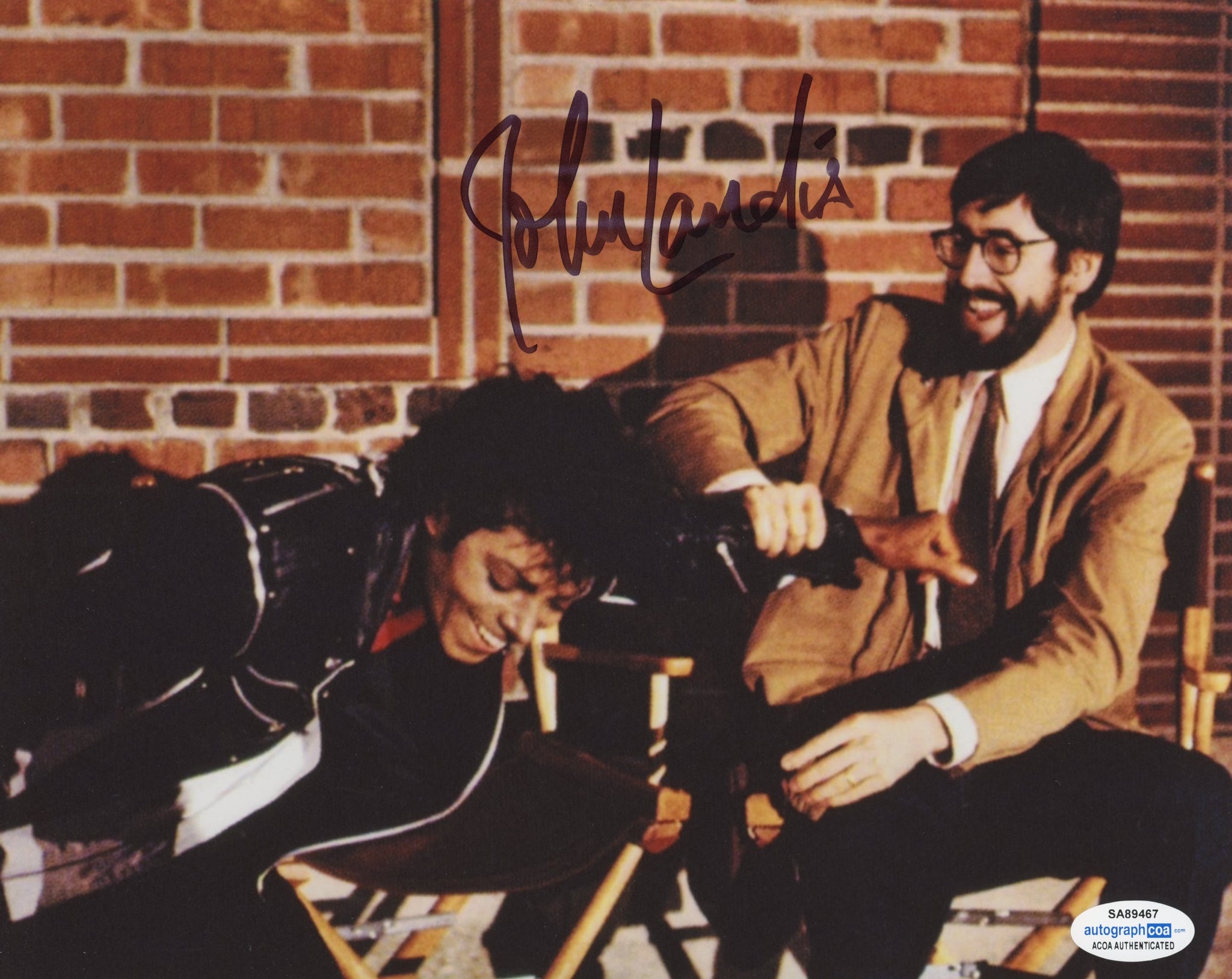 John Landis Thriller Signed Autograph 8x10 Photo ACOA