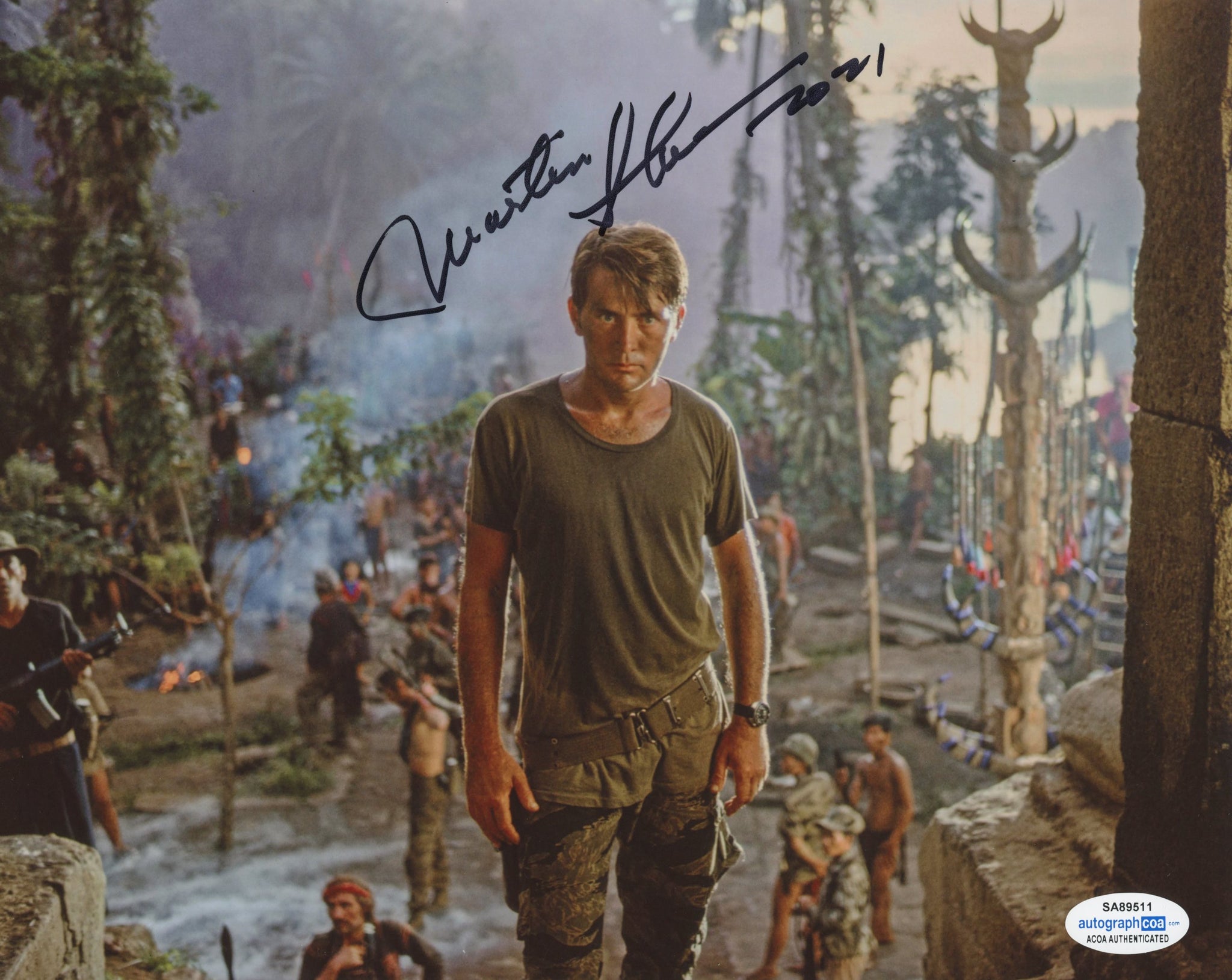 Martin Sheen Apocalypse Now Signed Autograph 8x10 Photo ACOA