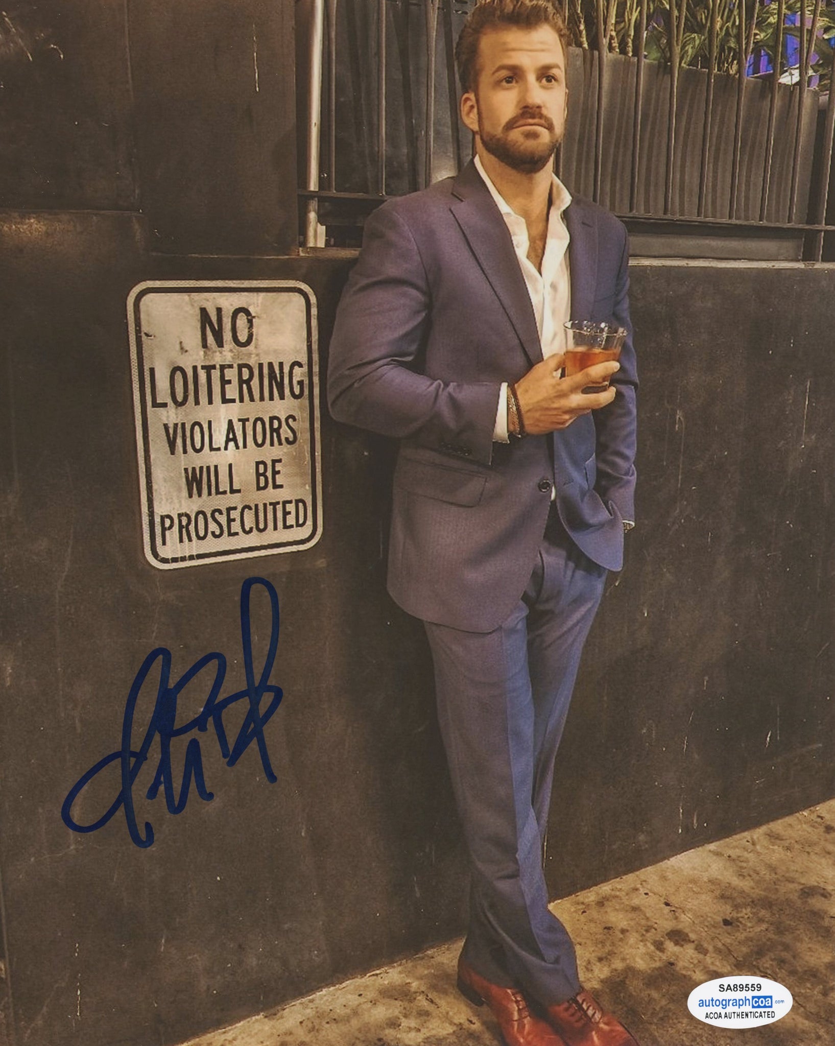 Johnny Bananas MTV The Challenge Signed Autograph 8x10 Photo ACOA