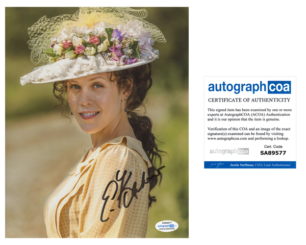 Erin Krakow When Calls the Heart Signed Autograph 8x10 Photo ACOA