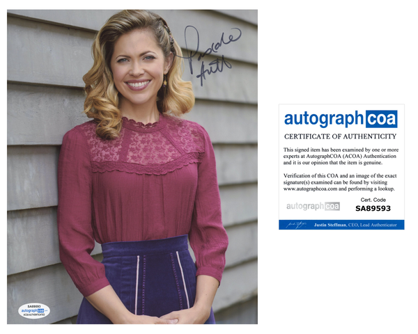 Pascale Hutton When Calls the Heart Signed Autograph 8x10 Photo ACOA