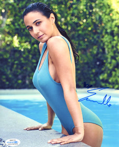 Emmanuelle Chriqui Sexy Superman and Lois Signed Autograph 8x10 Photo ACOA