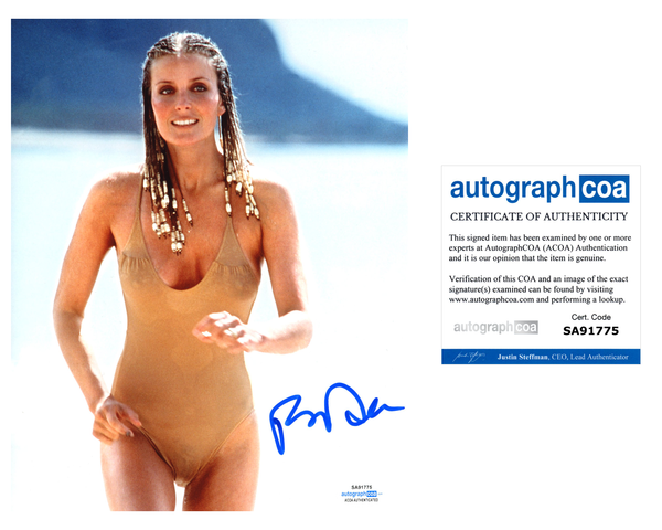 Bo Derek Sexy Signed Autograph 8x10 Photo ACOA