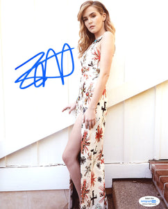 Zoey Deutch Sexy Signed Autograph 8x10 Photo ACOA