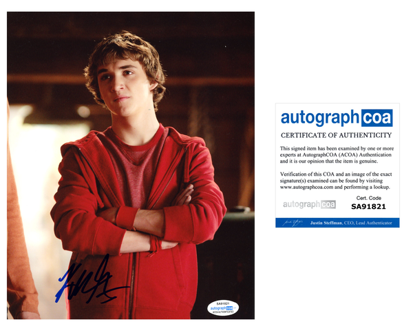 Kyle Gallner Smallville Signed Autograph 8x10 Photo ACOA