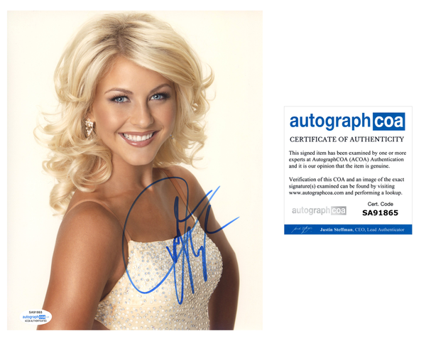 Julianne Hough Sexy Signed Autograph 8x10 Photo ACOA