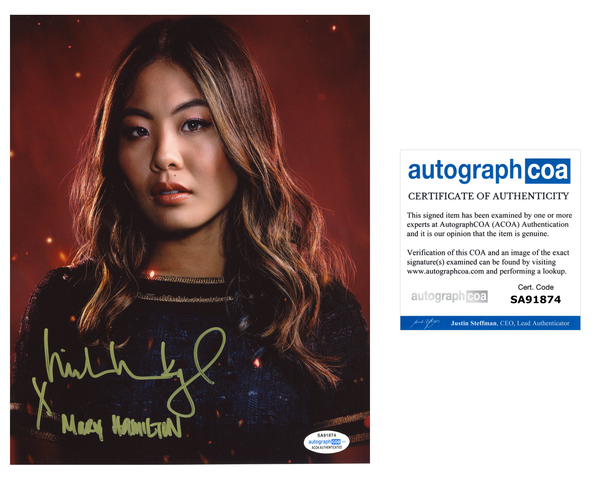 Nicole Kang Batwoman Signed Autograph 8x10 Photo ACOA