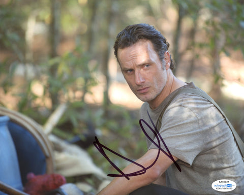 Andrew Lincoln Walking Dead Signed Autograph 8x10 Photo ACOA