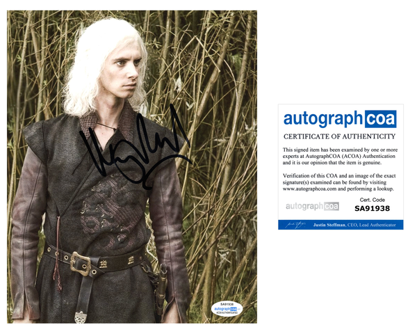 Harry Lloyd Game of Thrones Signed Autograph 8x10 Photo ACOA