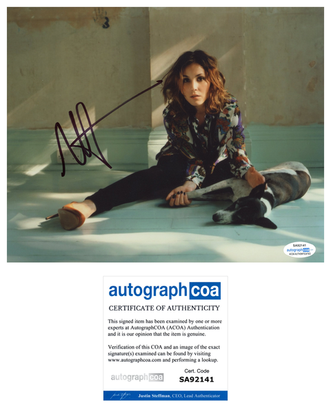 Noomi Rapace Sexy Signed Autograph 8x10 Photo ACOA