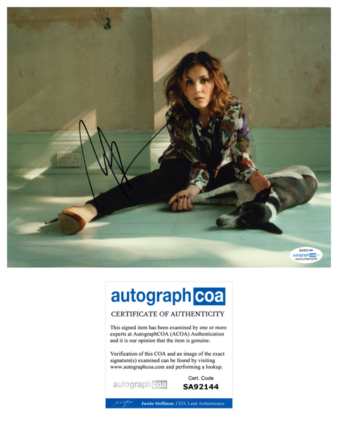 Noomi Rapace Girl with the Dragon Tattoo Signed Autograph 8x10 Photo ACOA