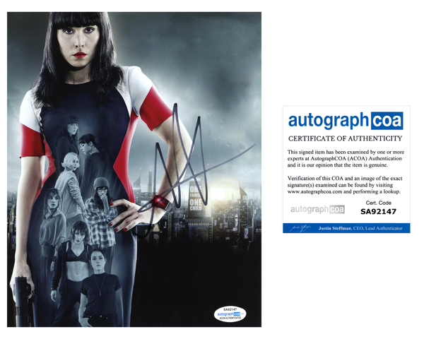Noomi Rapace What Happened to Monday Signed Autograph 8x10 Photo ACOA