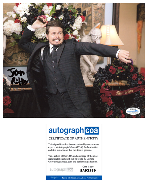 Jason Ritter Signed Autograph 8x10 Photo ACOA