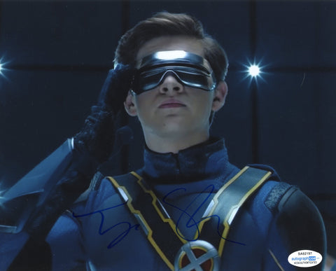 Tye Sheridan X-Men Signed Autograph 8x10 Photo ACOA