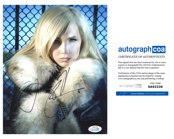 Juno Temple Sexy Signed Autograph 8x10 Photo ACOA