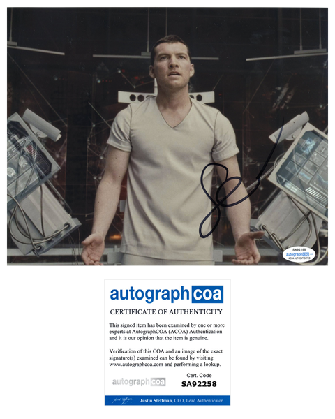 Sam Worthington Avatar Signed Autograph 8x10 Photo ACOA