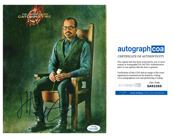 Jeffrey Wright Hunger Games Signed Autograph 8x10 Photo ACOA