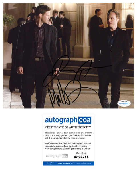David Anders Matthew Davis Vampires Diaries Signed Autograph 8x10 Photo ACOA