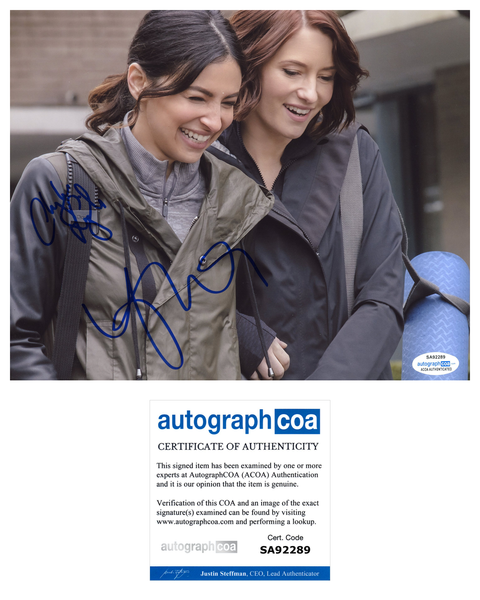 Floriana Lima Chyler Leigh Signed Autograph 8x10 Photo ACOA