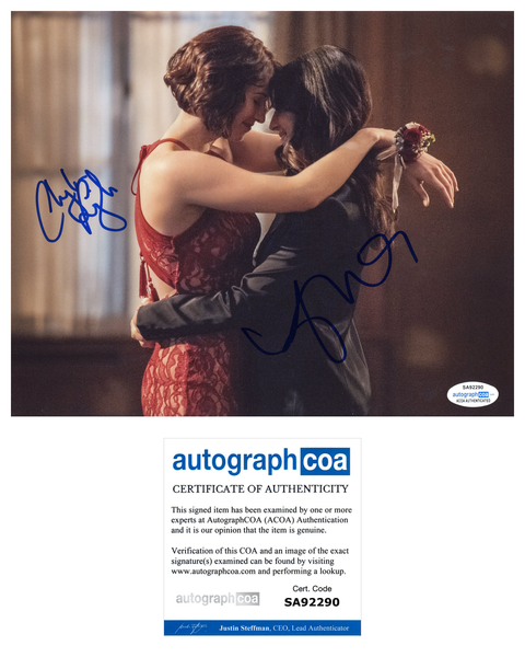 Floriana Lima Chyler Leigh Signed Autograph 8x10 Photo ACOA